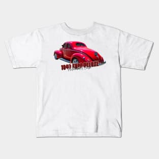 1940 Ford Deluxe Flathead V8 Coupe Kids T-Shirt